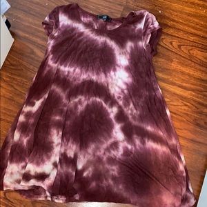 Tye dye pink dress